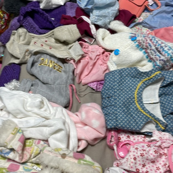 American Girl doll bed and desk set with accessories and clothes - Picture 15 of 16